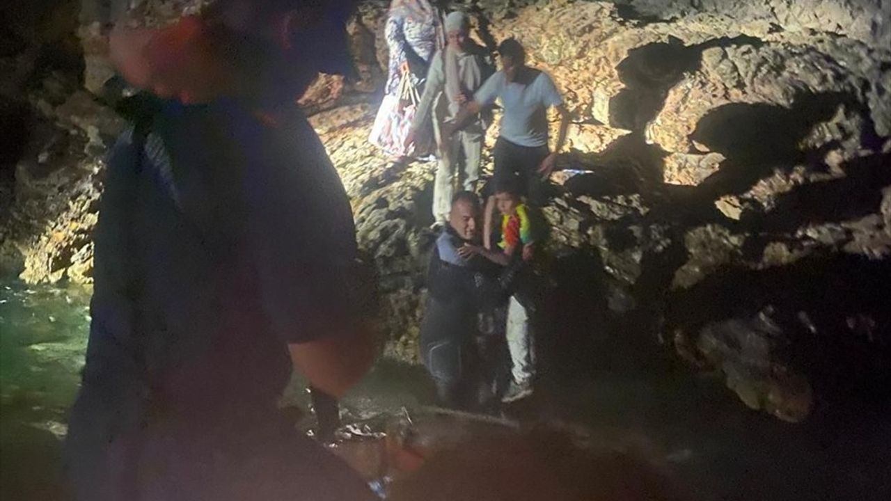 Bodrum Açıklarında Düzensiz Göçmen Kurtarma Operasyonu