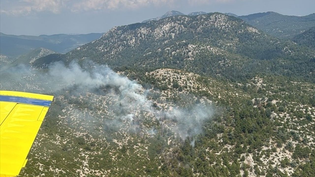 Burdur'da Orman Yangını Kontrol Altına Alındı