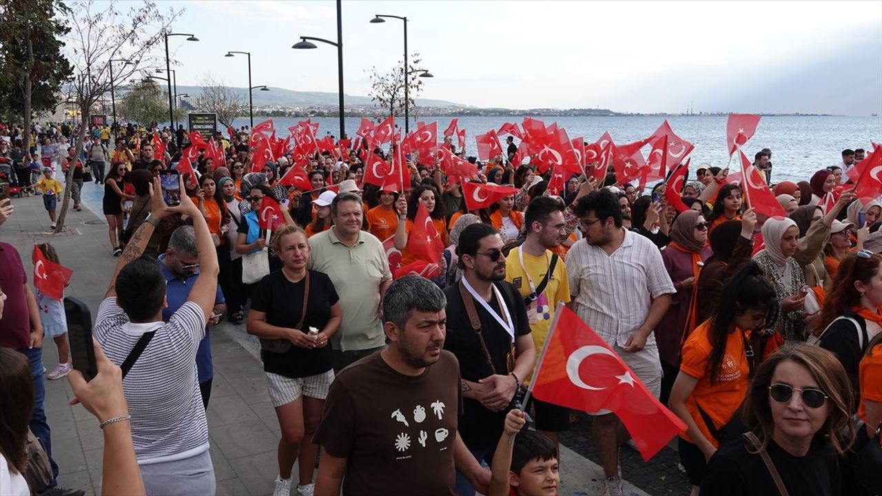 Çanakkale Kültür Yolu Festivali Kortej Yürüyüşü Başladı