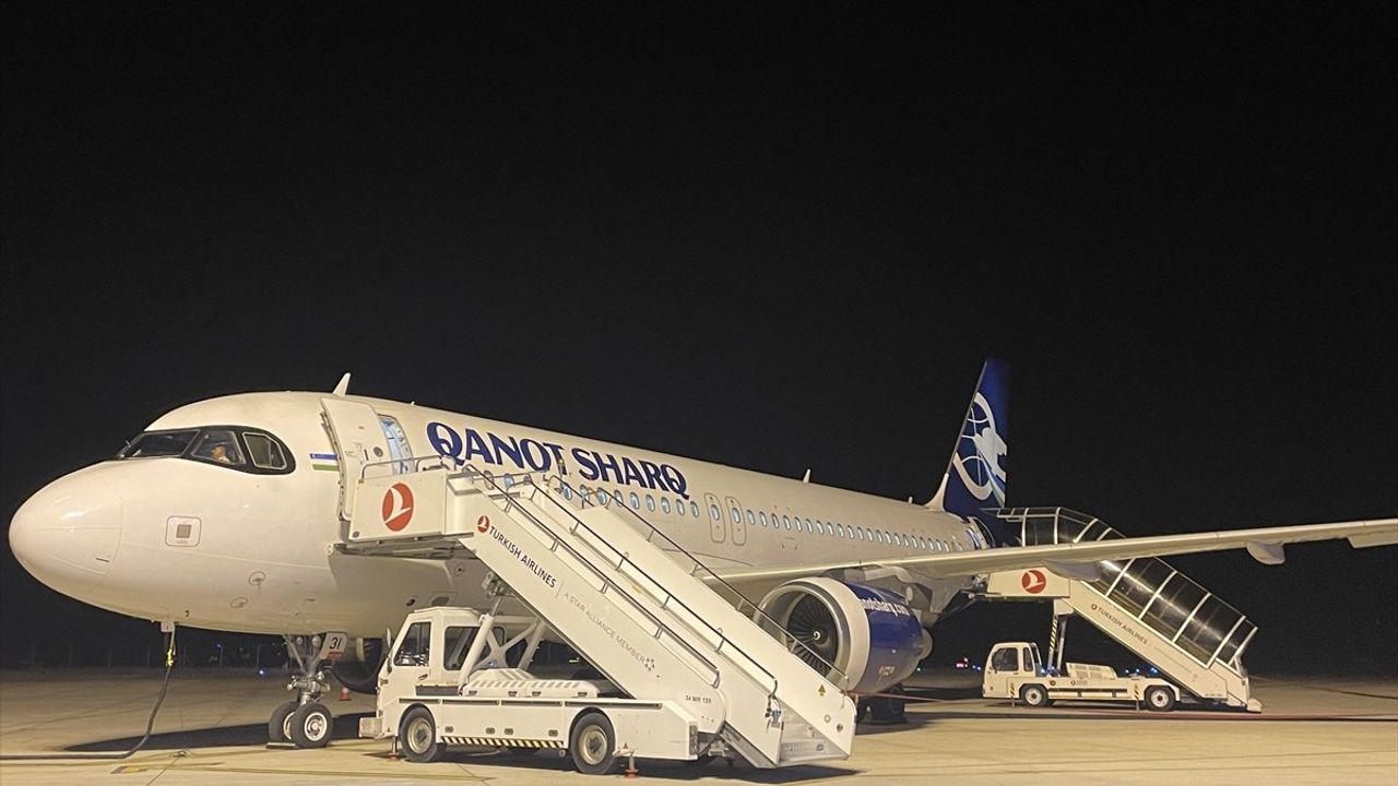 İstanbul'dan Özbekistan'a Giden Uçak, Amasya'da Zorunlu İniş Yaptı