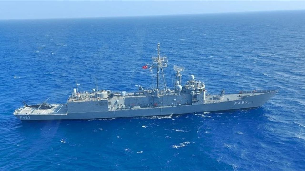 TCG Gelibolu Fırkateyni Aksaz'da Eğitim Gerçekleştirdi