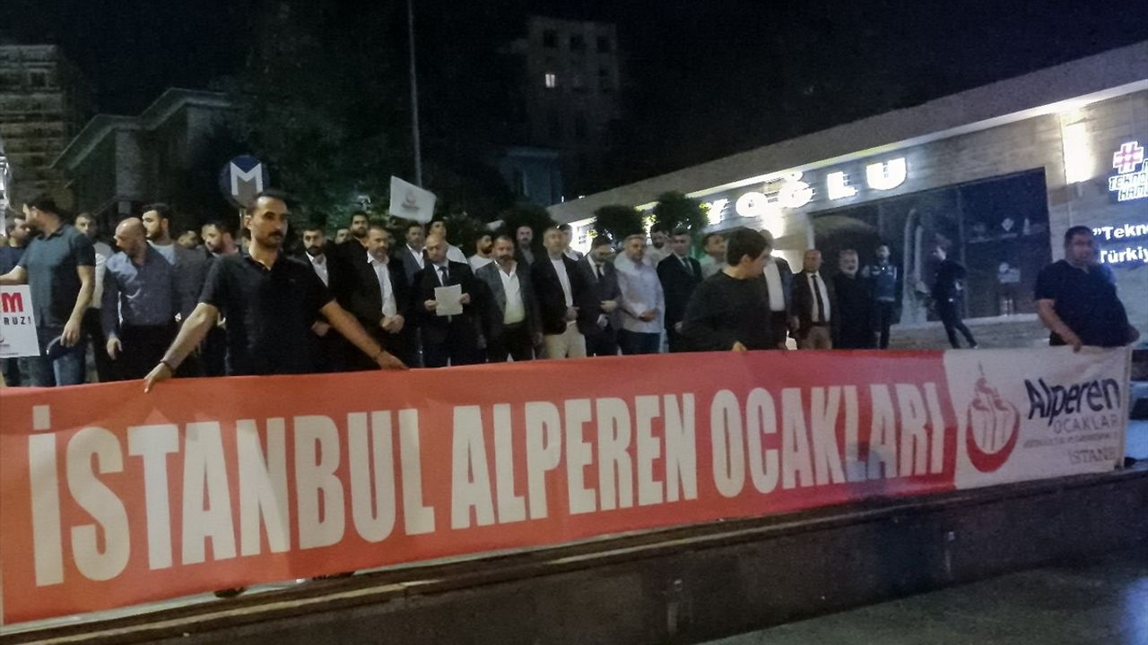 Alperen Ocakları'ndan Şehit Polis Memuru Şeyda Yılmaz İçin Protesto