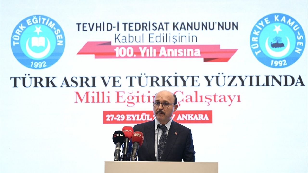 Ankara'da Eğitim Çalıştayı: Türk Asrı ve Türkiye Yüzyılı Vurgusu