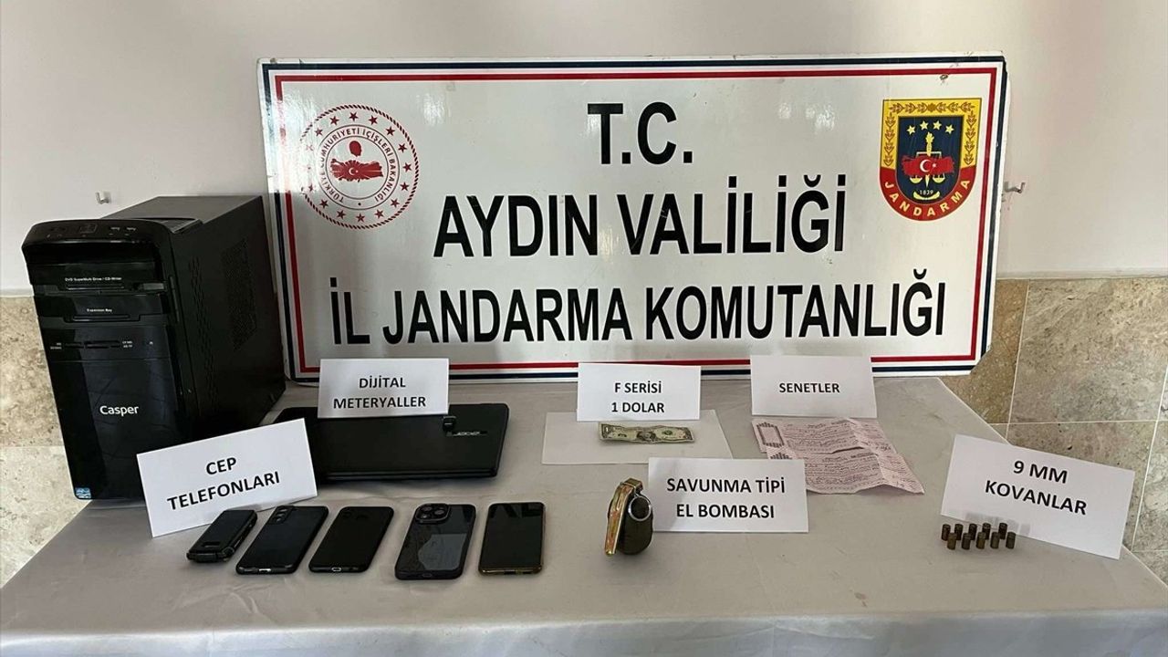 Aydın'da FETÖ Zanlısında El Bombası ve F Serisi Dolar Ele Geçirildi