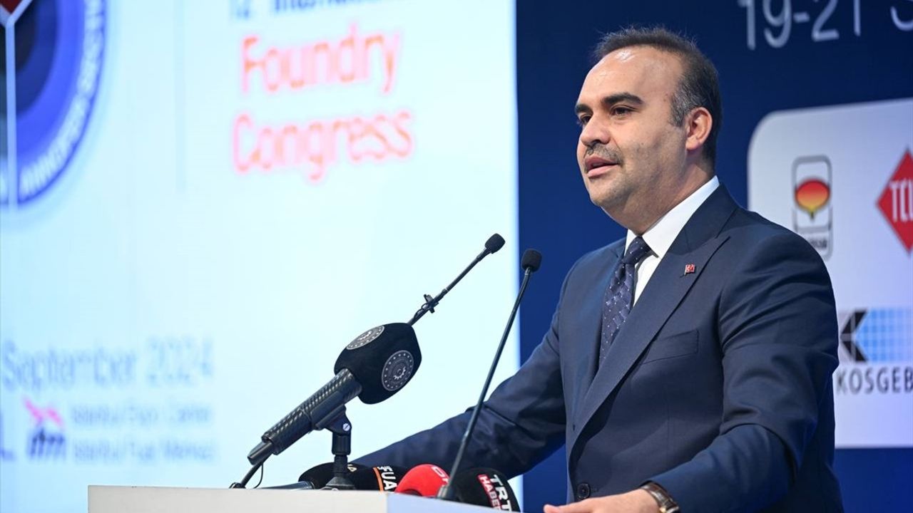 Bakan Kacır, Ankiros 2024 Fuarı'nda Sanayi Vizyonunu Açıkladı