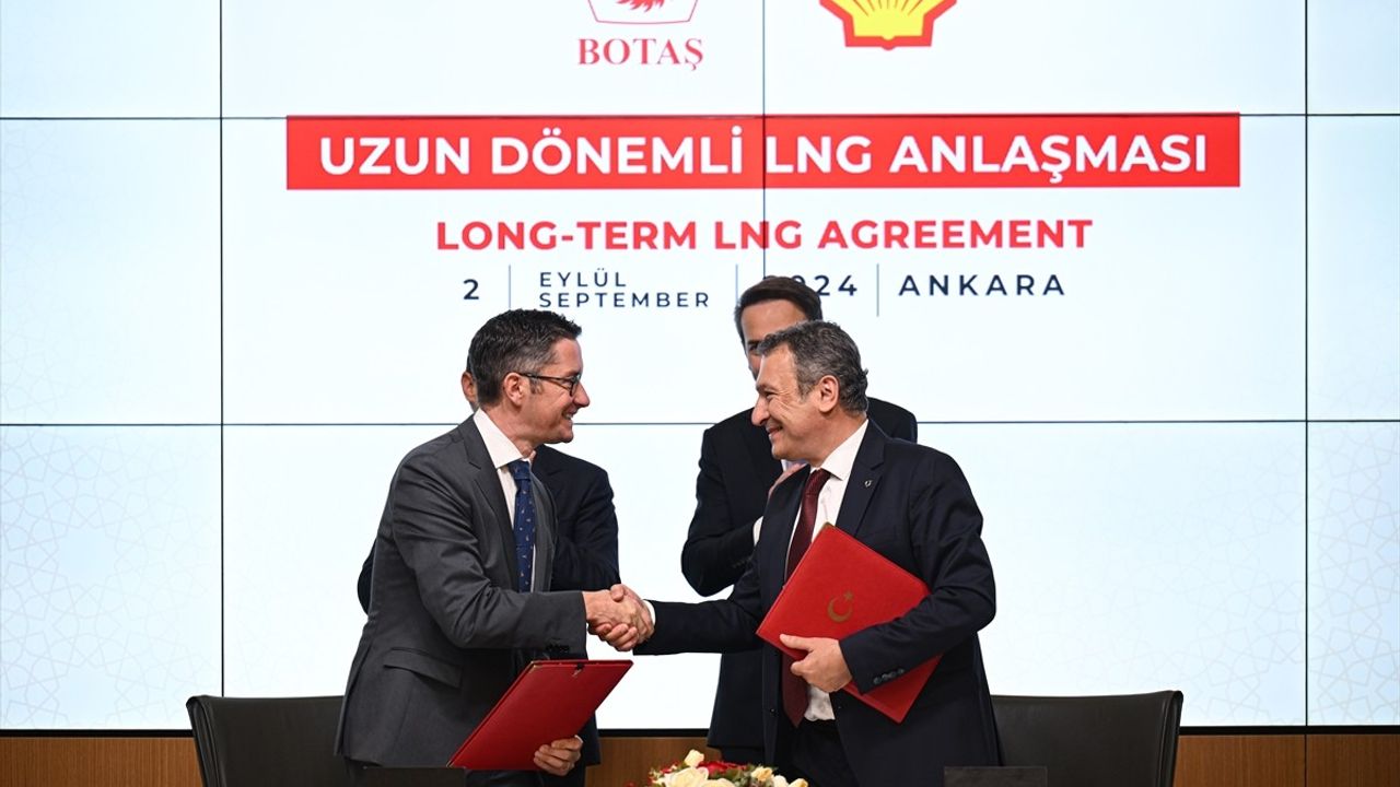 BOTAŞ ve Shell'den 10 Yıllık LNG Anlaşması