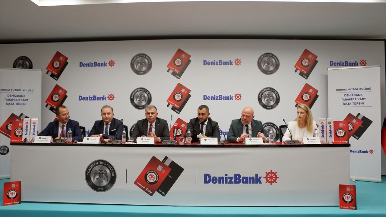 Çorum FK ve DenizBank'tan Önemli Taraftar Kart Anlaşması