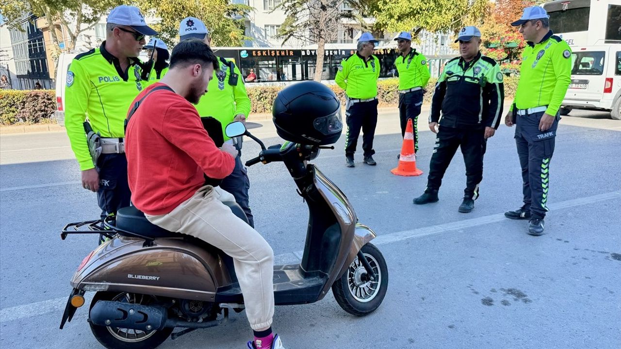 Eskişehir'de Motosiklet Kazalarını Önlemek İçin Denetim