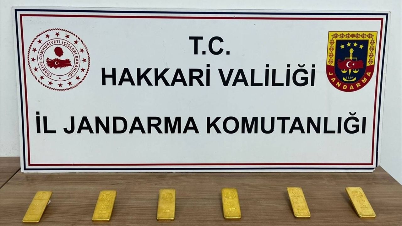 Hakkari'de Kaçak 6 Kilogram Altın Ele Geçirildi