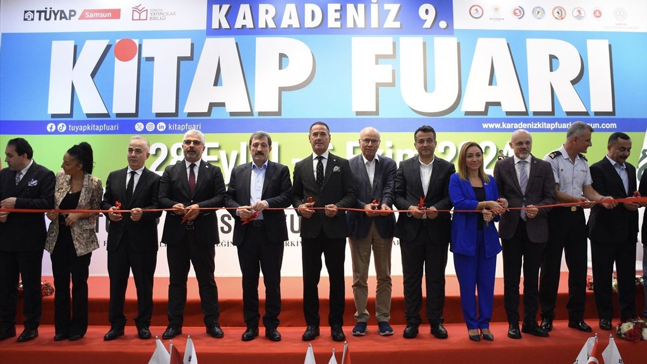 Karadeniz 9. Kitap Fuarı Samsun'da Başladı