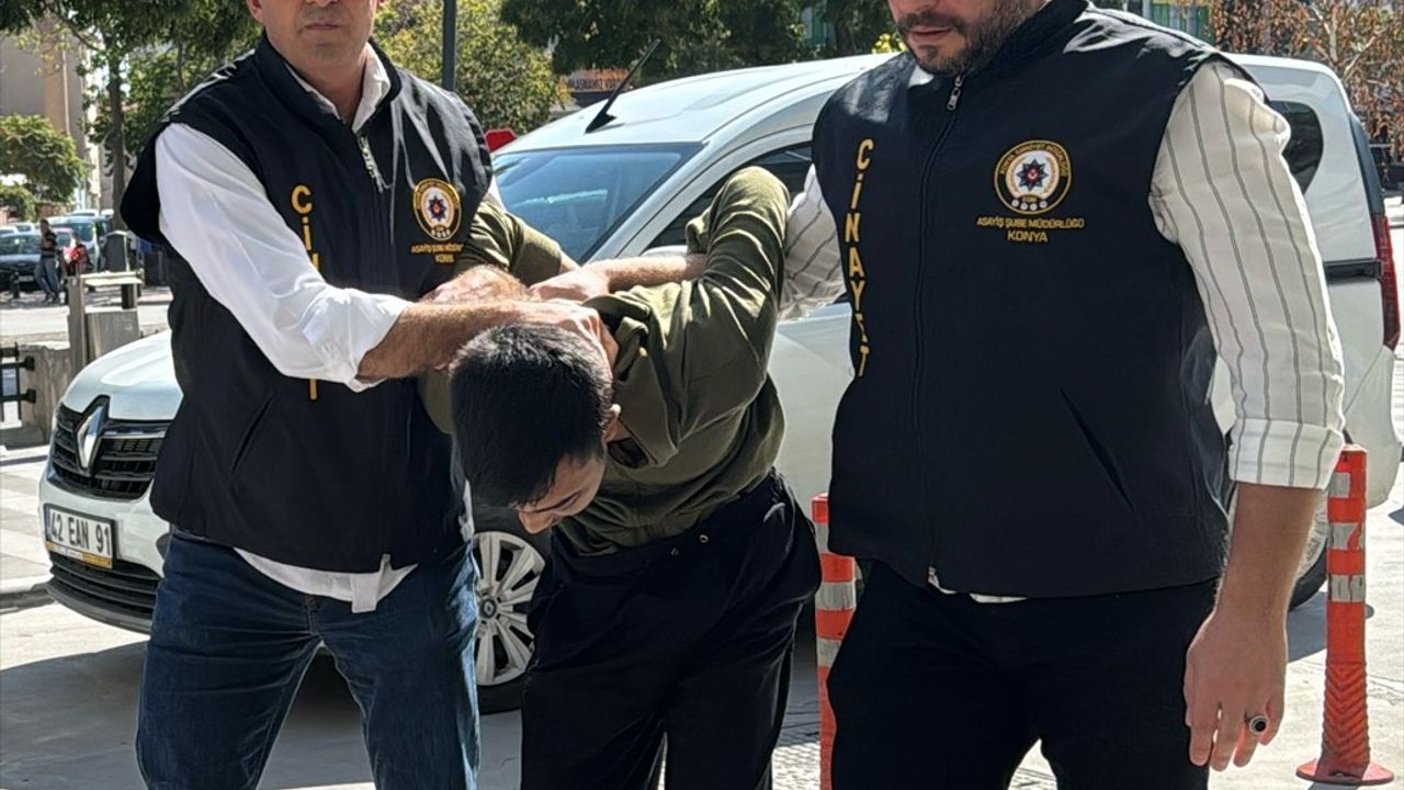 Konya'da İki Polisin Yaralanması: Zanlılar Adliyeye Sevk Edildi