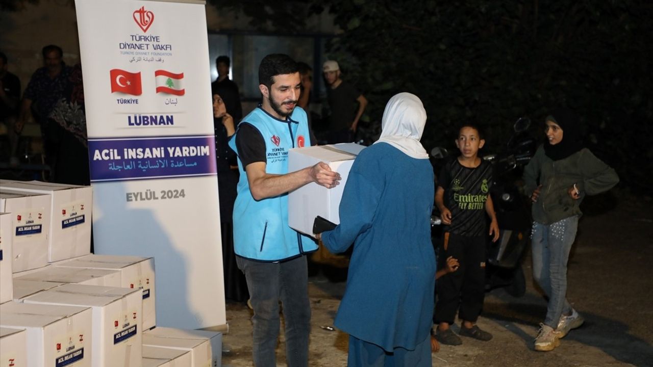 Türkiye Diyanet Vakfı'ndan Lübnan'a Destek Kampanyası