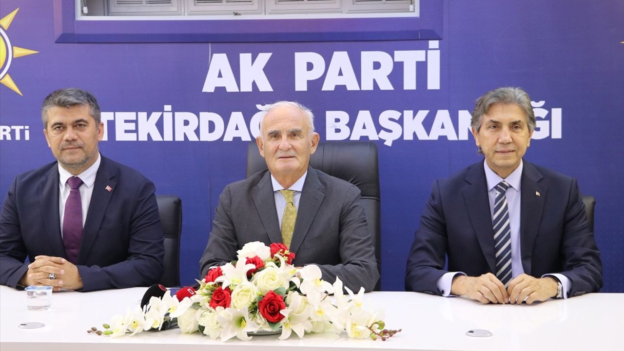 Yusuf Ziya Yılmaz, Tekirdağ'da AK Parti ile Buluştu