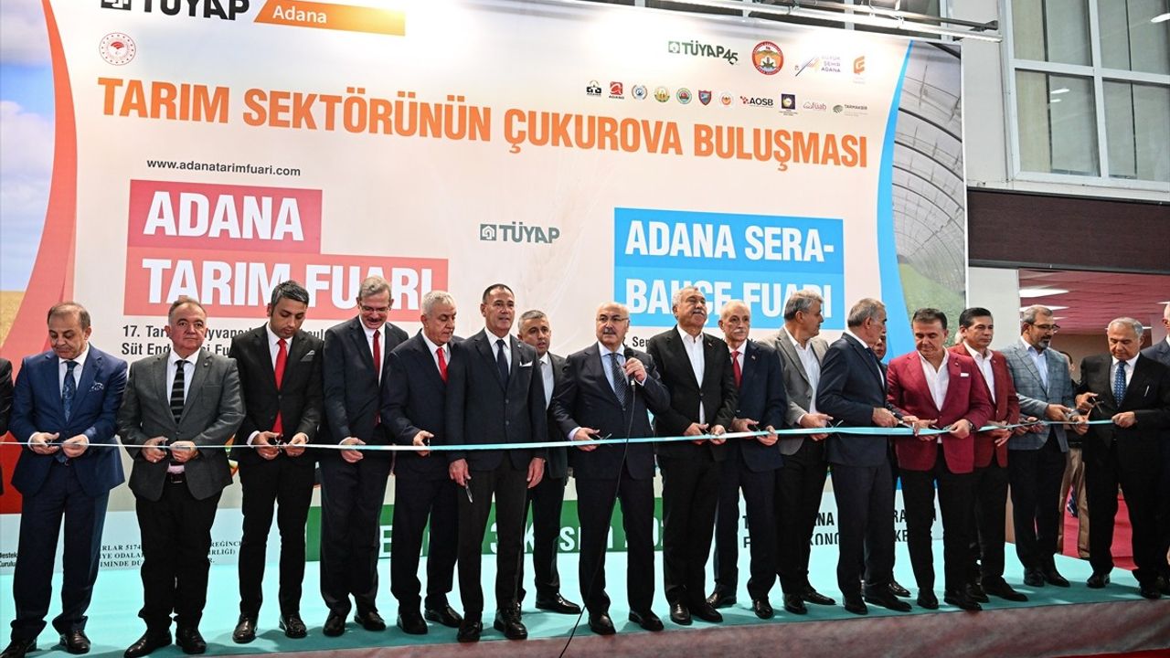 Adana Tarım ve Sera-Bahçe Fuarı Kapılarını Açtı