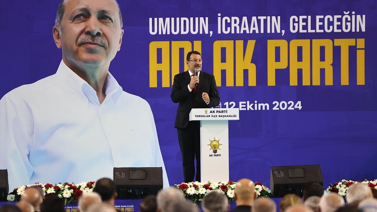 AK Parti Genel Başkan Yardımcısı Yavuz'dan Mersin'de Önemli Açıklamalar