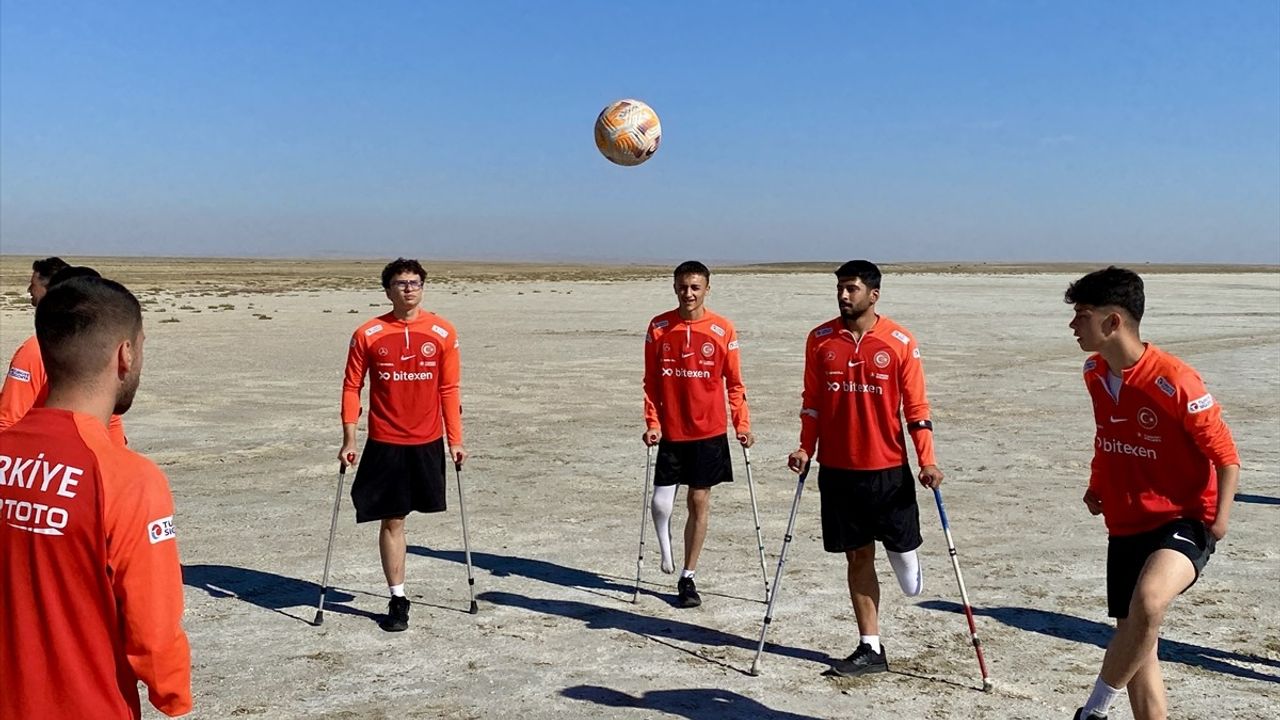 Ampute Milli Futbol Takımı Kuraklığı Öne Çıkardı