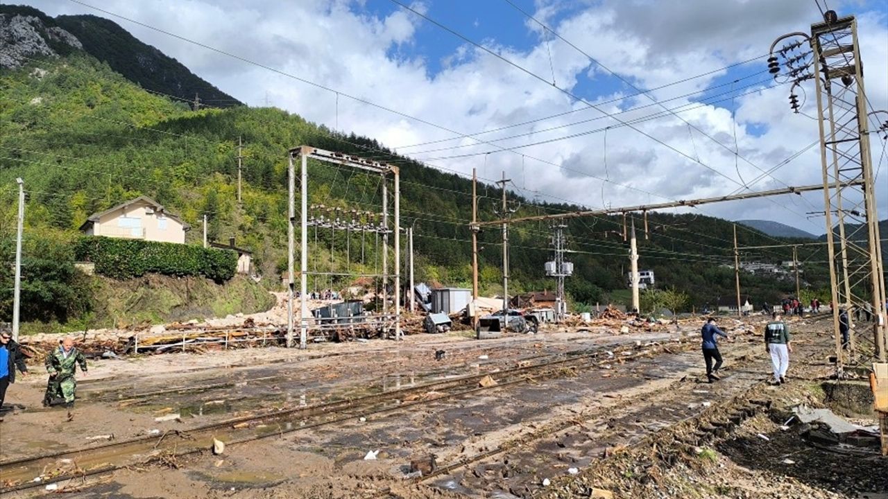 Bosna Hersek'te Şiddetli Yağışlar Sonucu Sel Felaketi