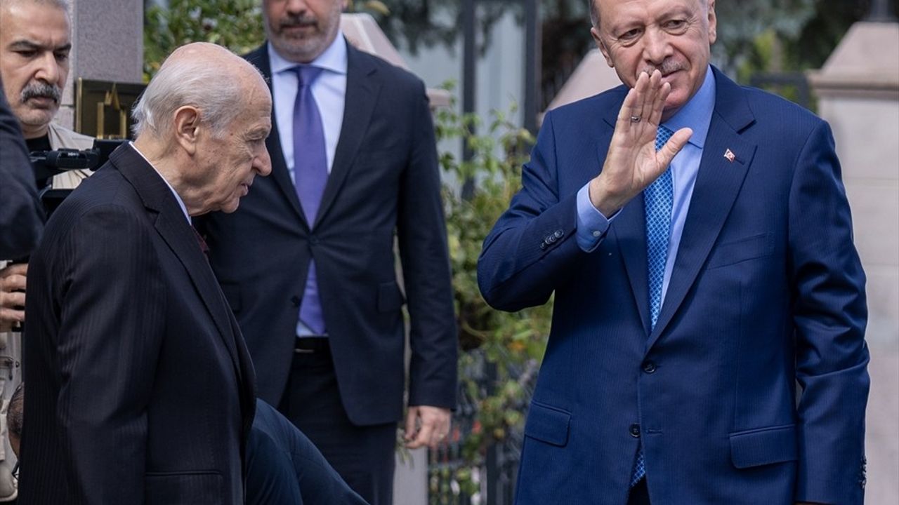 Cumhurbaşkanı Erdoğan'dan MHP Genel Başkanı Bahçeli'ye Ziyaret