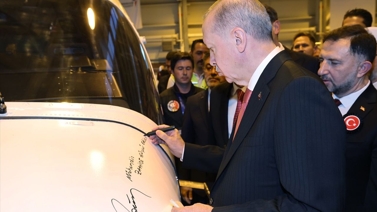 Cumhurbaşkanı Erdoğan GÖKBEY Helikopterinin Teslimat Töreninde Konuştu