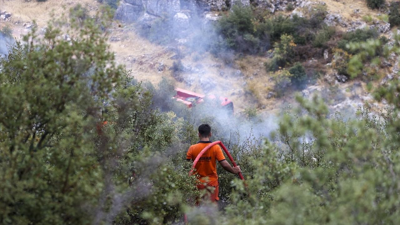 Gaziantep'te Orman Yangınına Müdahale Başlatıldı