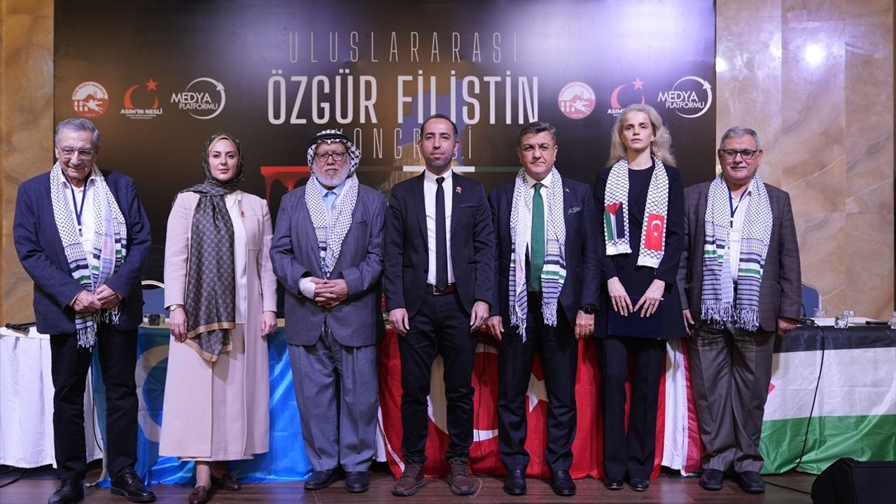 İstanbul'da Uluslararası Özgür Filistin Kongresi Gerçekleşti