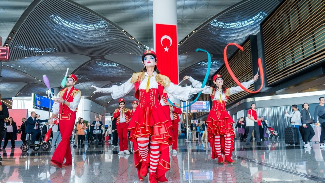 İstanbul Havalimanı'nda Cumhuriyet Bayramı Coşkusu