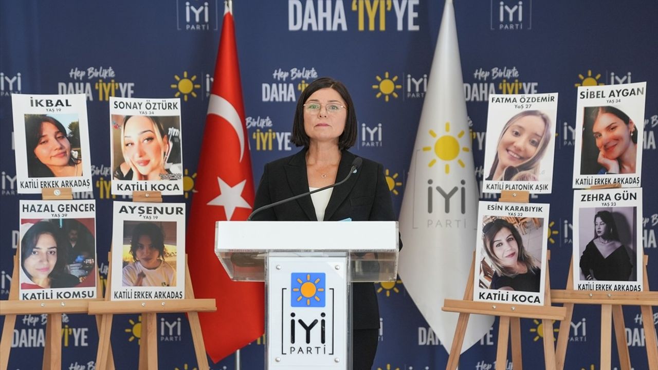 İYİ Parti'den Kadına Yönelik Şiddete Karşı Acil Çözüm Çağrısı