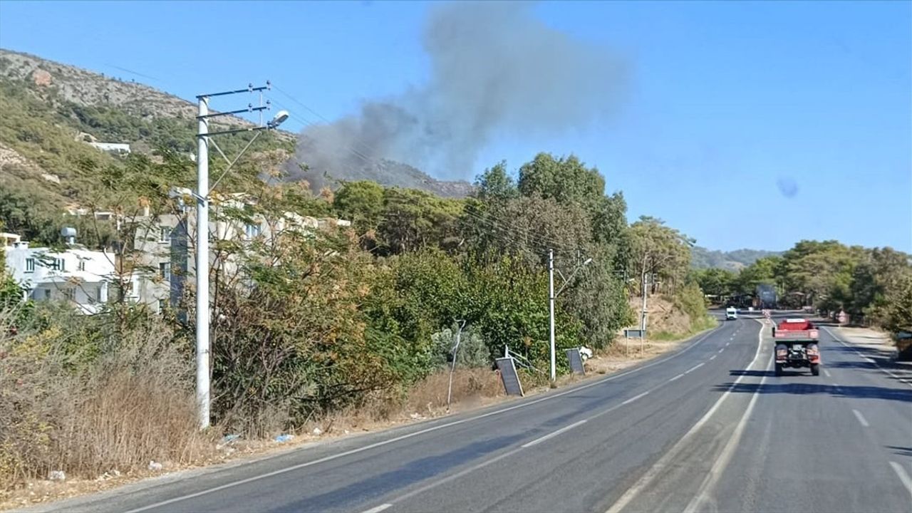 Mersin Anamur'daki Orman Yangını Kontrol Altına Alındı