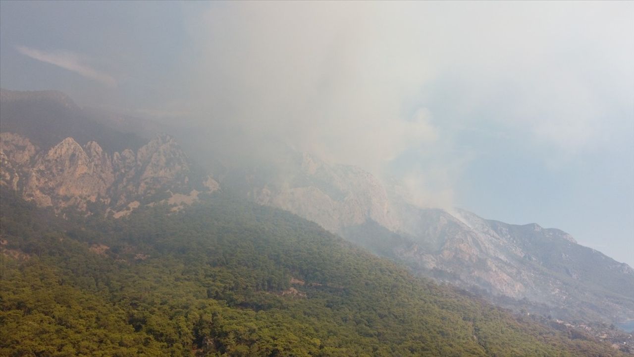 Muğla'daki Orman Yangınlarıyla Mücadele Sürüyor