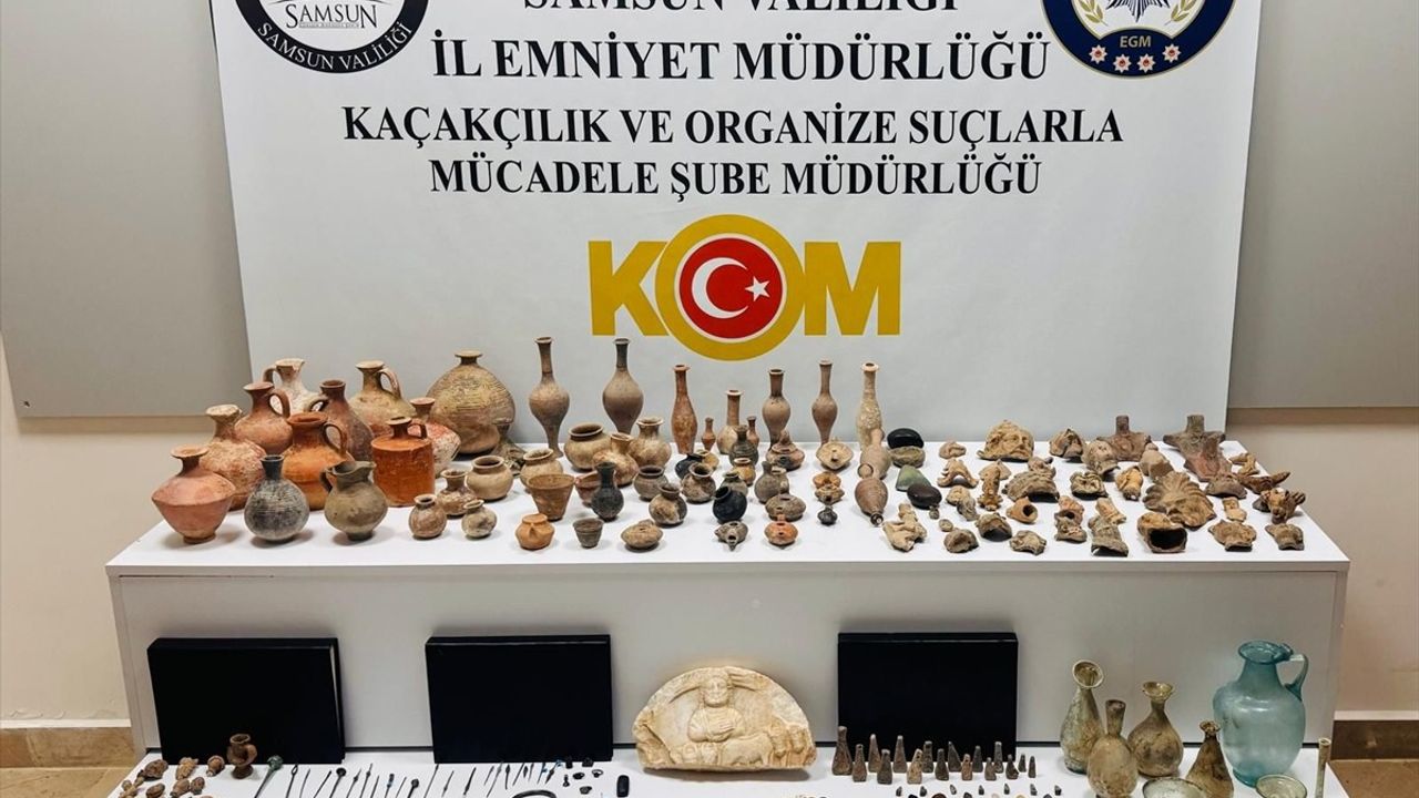 Samsun'da Tarihi Eser Kaçakçılığına Darbe: Tek Gözaltı