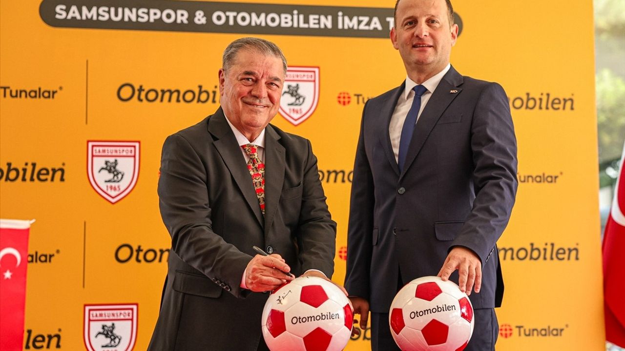 Samsunspor Ve Otomobilen Sponsorluk Anlaşması İmzaladı