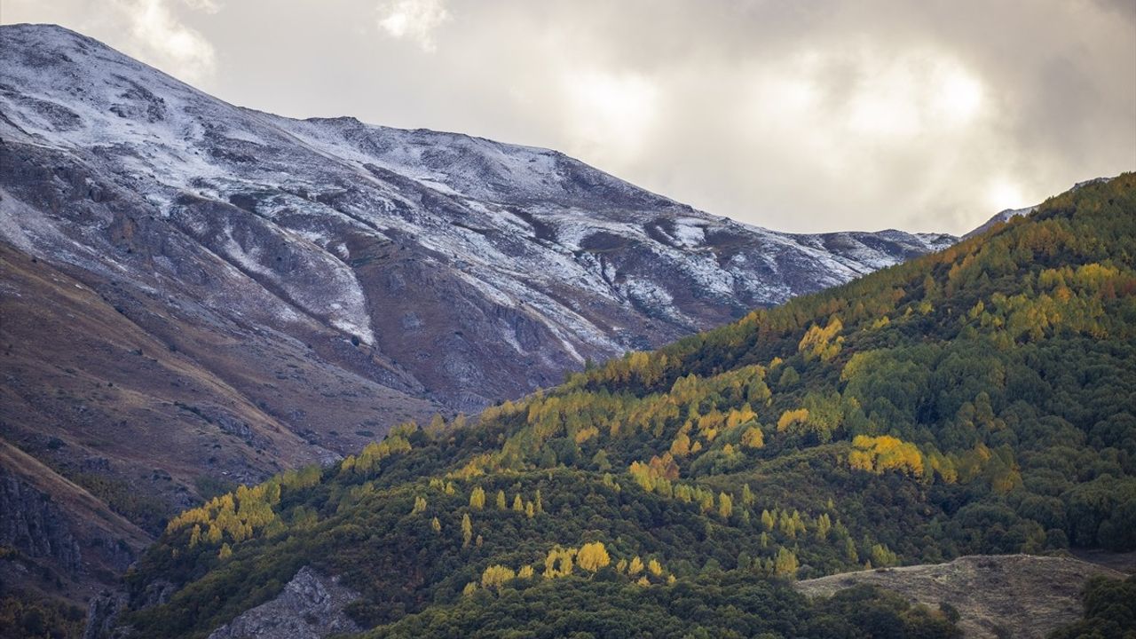 Tunceli Dağları Karla Kaplandı