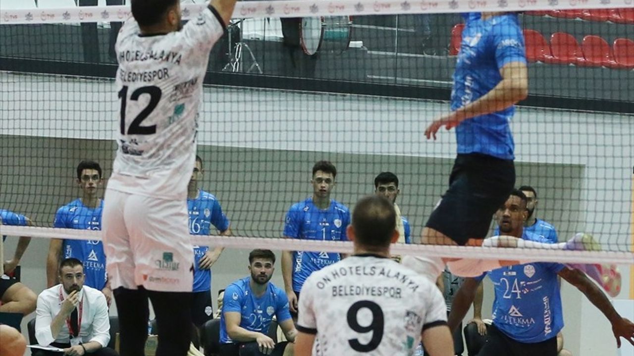 Voleybolda Büyük Mücadele: ON Hotels Alanya Belediyespor Galip Geldi