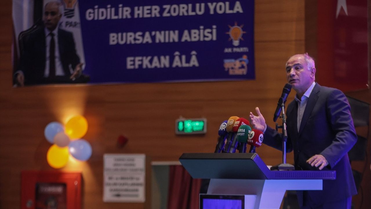 AK Parti Kestel İlçe Kongresi'nde Efkan Ala'nın Açıklamaları