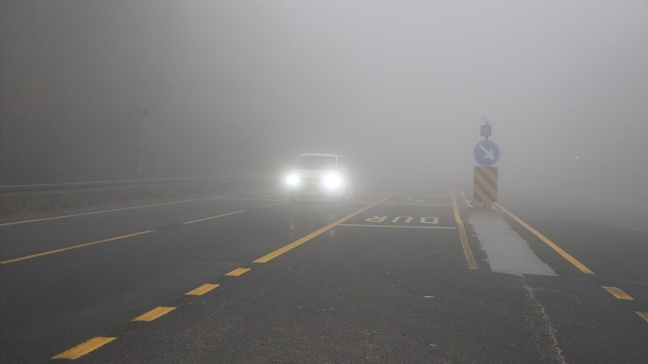 Bolu Dağı'nda Yoğun Sis Alarmı