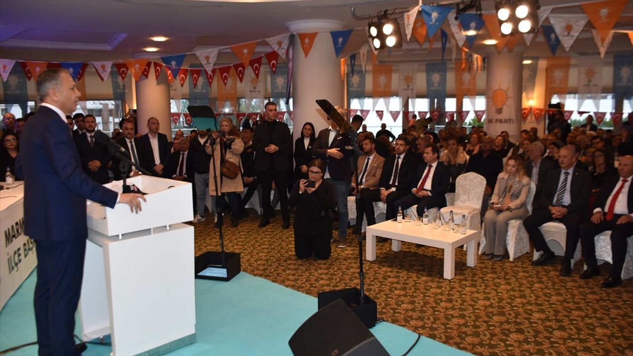 İçişleri Bakanı Yerlikaya'dan AK Parti Marmaris Kongresi'nde Önemli Mesajlar