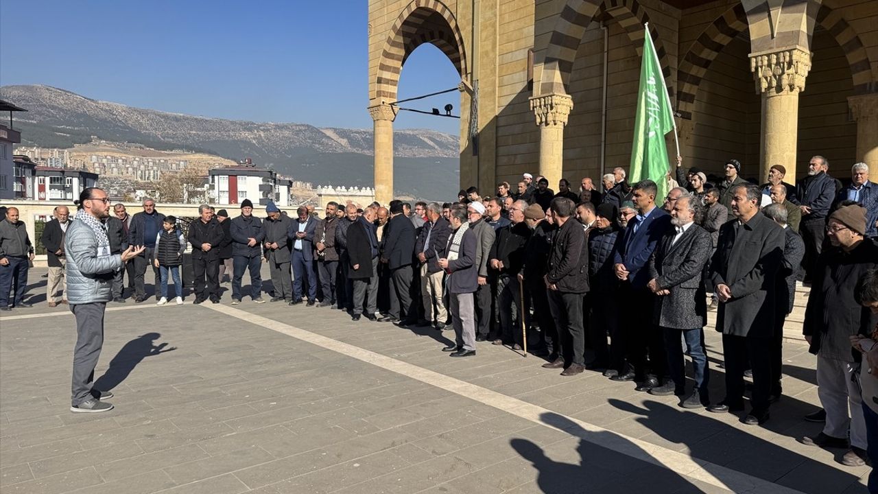 Kahramanmaraş'ta Gazze ve Savaş Bölgelerine Destek Çağrısı