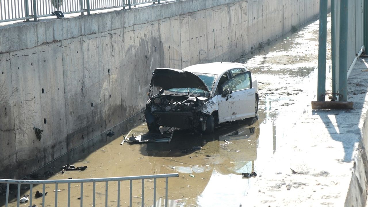 Kayseri'de Hemşire Kaza Geçirdi
