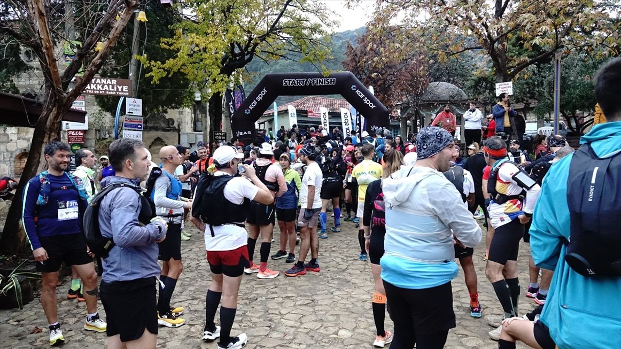 Kazdağları'nda 8. Kar Spor İda Ultra Maratonu Başladı