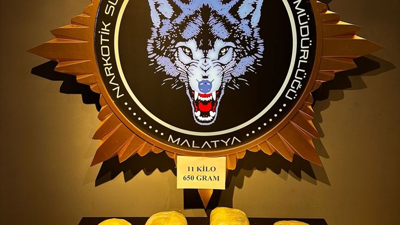 Malatya'da Uyuşturucu Operasyonu: 11 Kilo Skunk Ele Geçirildi
