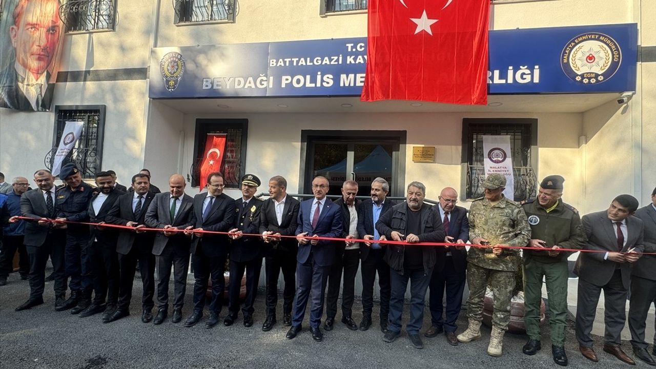 Malatya'da Yıkılan Polis Merkezi Yeniden İnşa Edildi