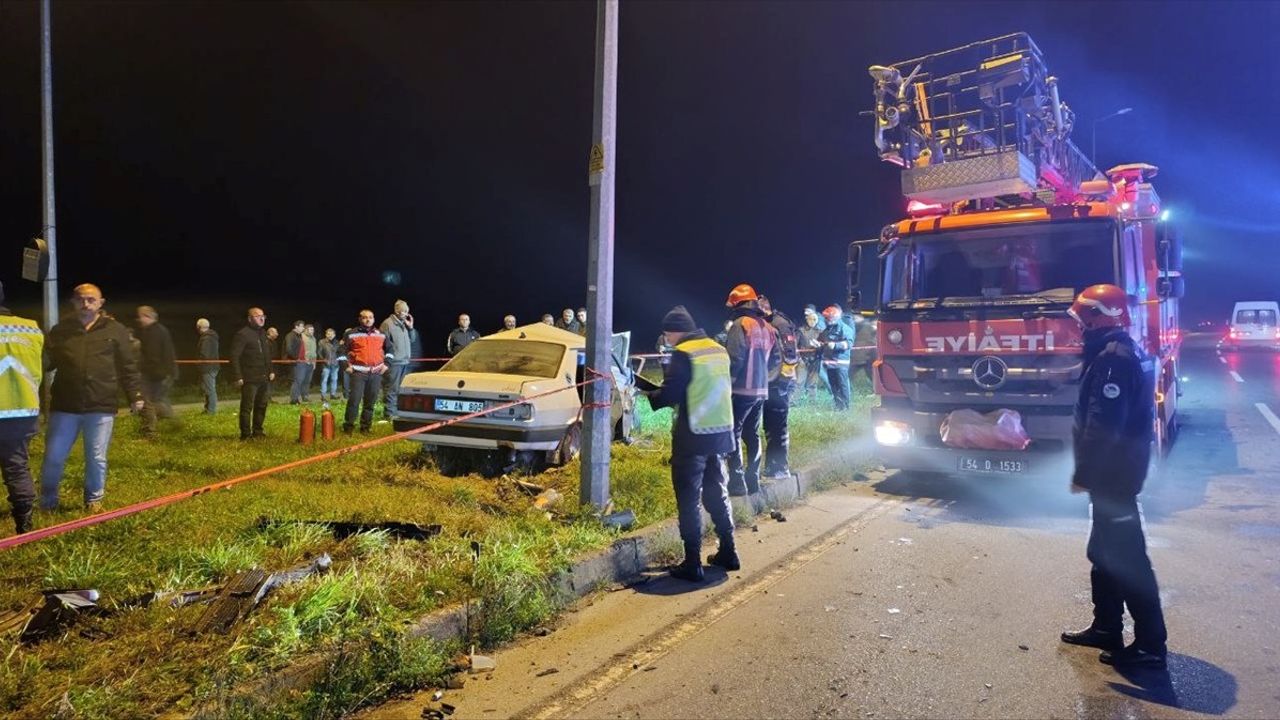 Sakarya'da Trafik Kazası: Alkollü Sürücü Tutuklandı