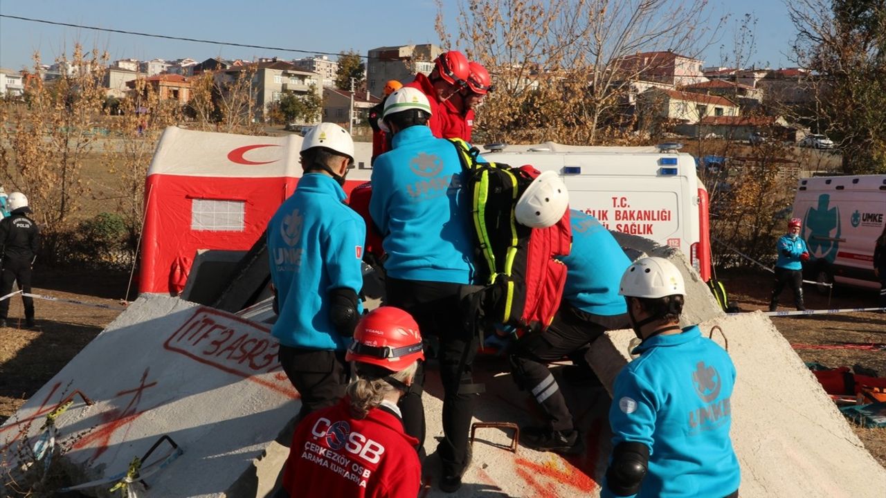 Tekirdağ'da Deprem Tatbikatı Başarıyla Gerçekleştirildi