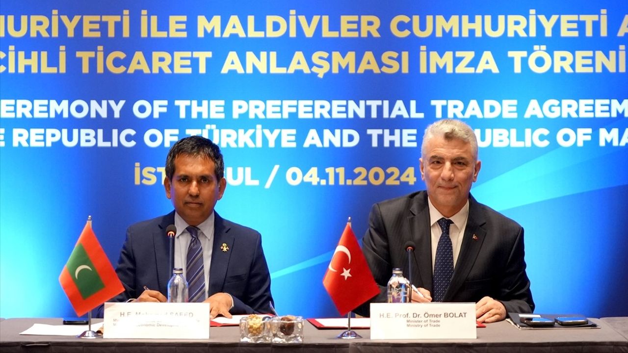 Türkiye ve Maldivler Arasında Tarife Anlaşması İmzalandı