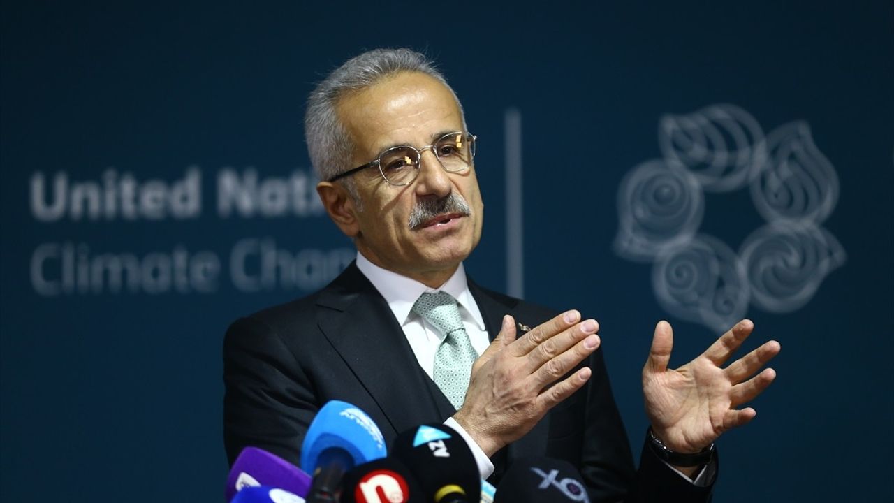 Ulaştırma ve Altyapı Bakanı Uraloğlu'ndan COP29 Açıklamaları